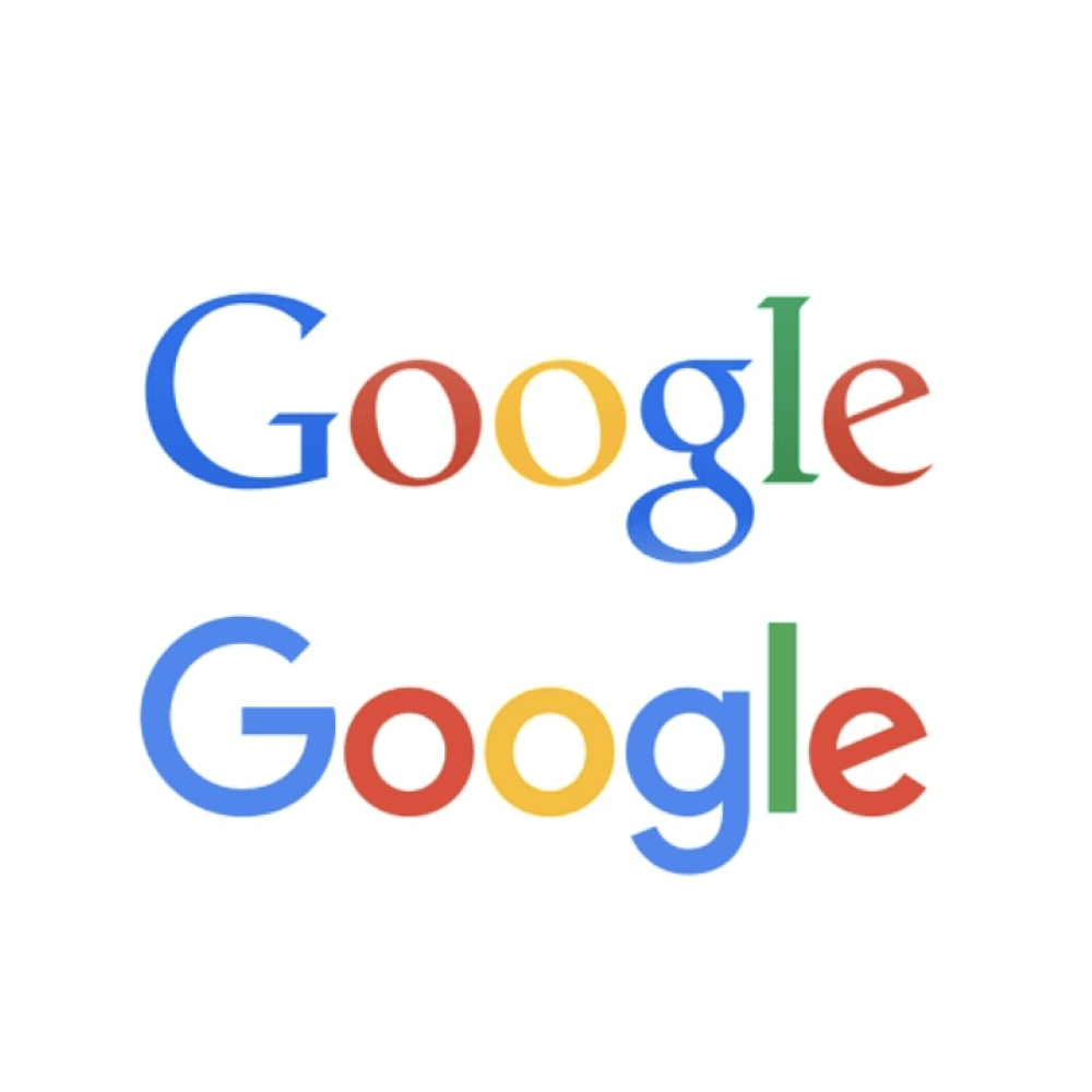 Google Logo Redesign — Branding example of the Gestalt principle