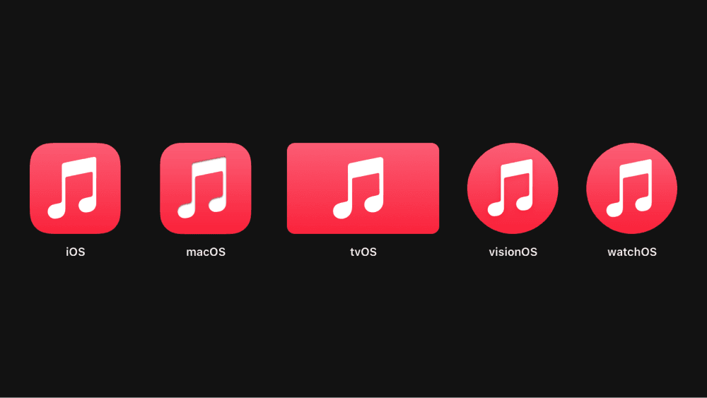 Apple Icons — Iconography example of the Gestalt principle