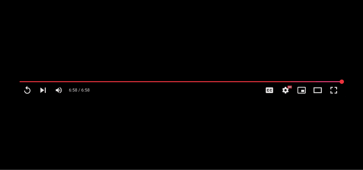 YouTube Player Controls — Design Systems example of the Gestalt principle
